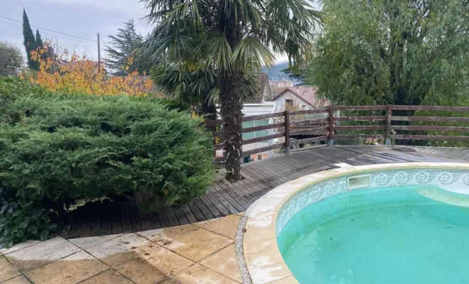 Rénovation d'une terrasse en bois à Givors, Mornant, Hugot Paysage