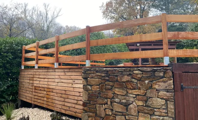 Rénovation d'une terrasse en bois à Givors, Mornant, Hugot Paysage