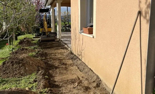 Rénovation et agrandissement d’une terrasse à saint jeans de touslas , Mornant, Hugot Paysage