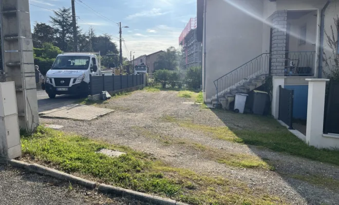 Renouvellement d’un accès carrossable/Parking à Thurins, Mornant, Hugot Paysage